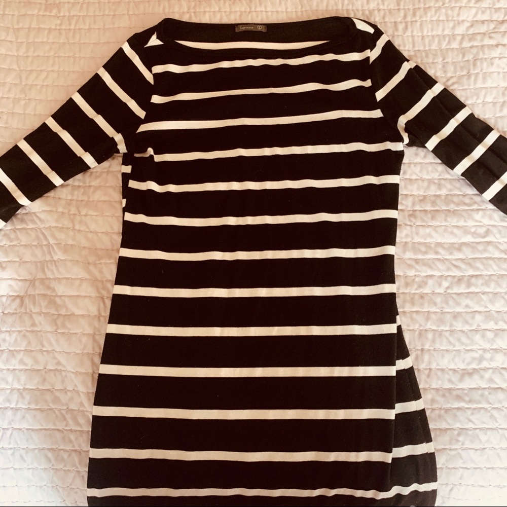 Black and White Stripped dress